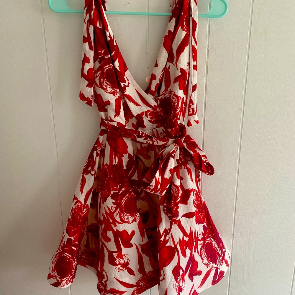 Dainty Red Rose Dress